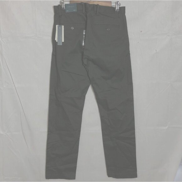 Perry Ellis Mens Stretch Olive Green Chino Pants 30x30 Slim Fit NWT - Picture 5 of 6